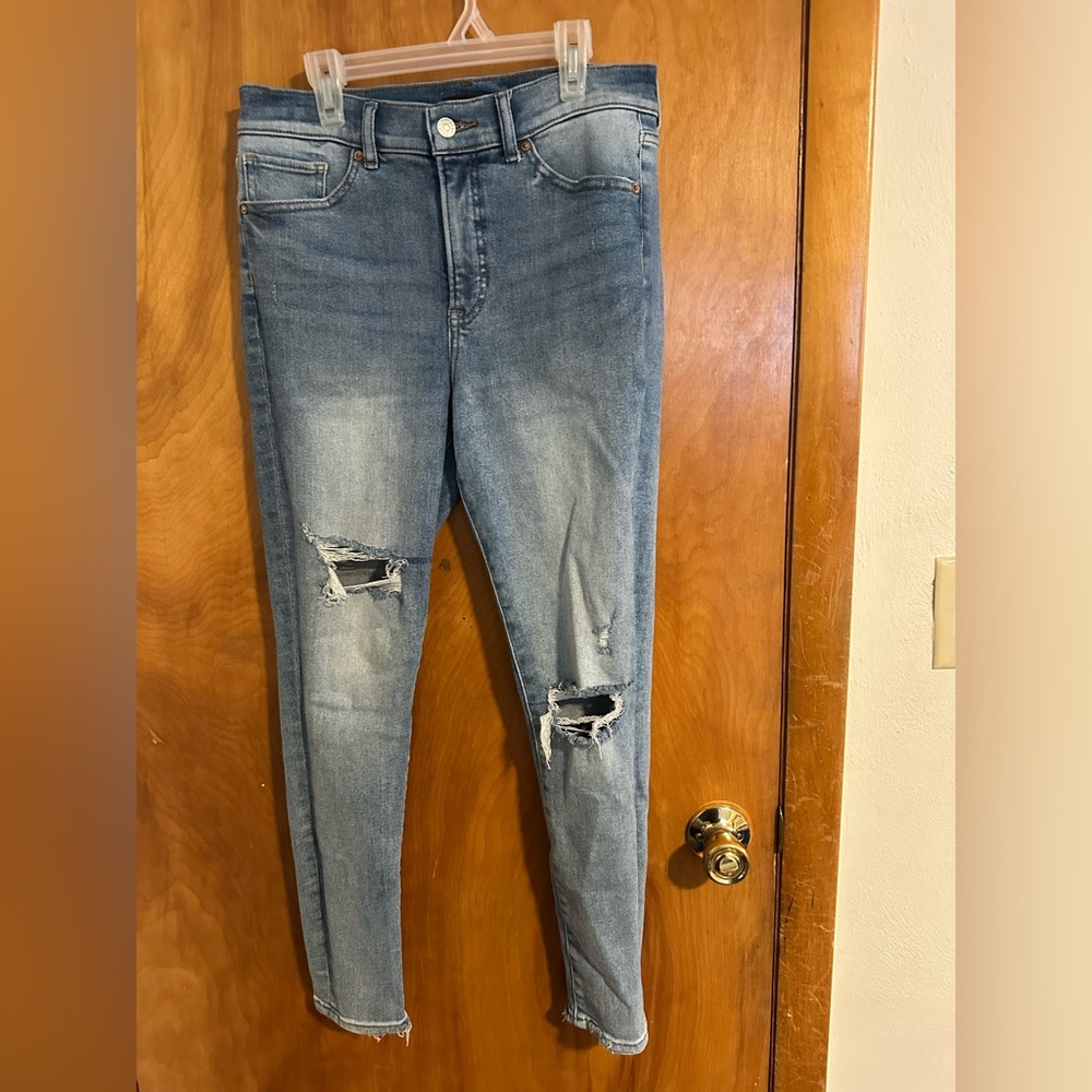 Express skinny high rise jeans